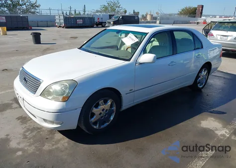 2002 Lexus Ls 430 z USA, uszkodzony, nr VIN JTHBN30F520053035